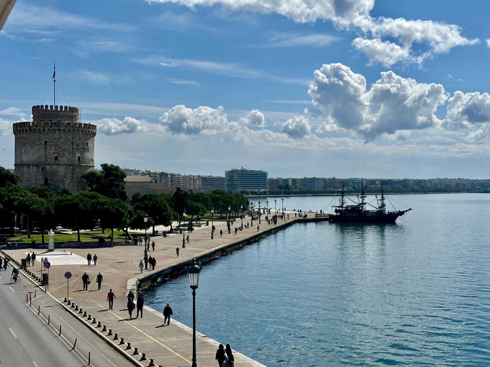 Infinity Sea View Apartment Saloniki Zewnętrze zdjęcie